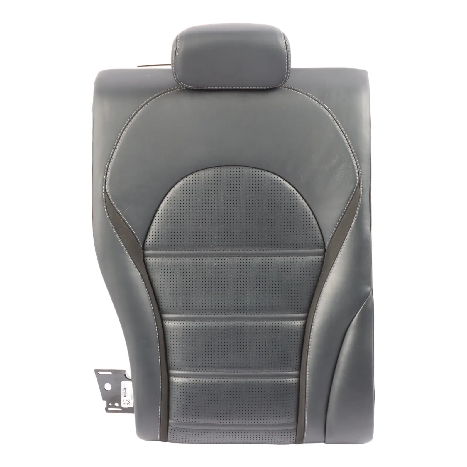 Mercedes W205 Couch Backrest Cover Rear Right O/S Leather Semi-Aniline Black