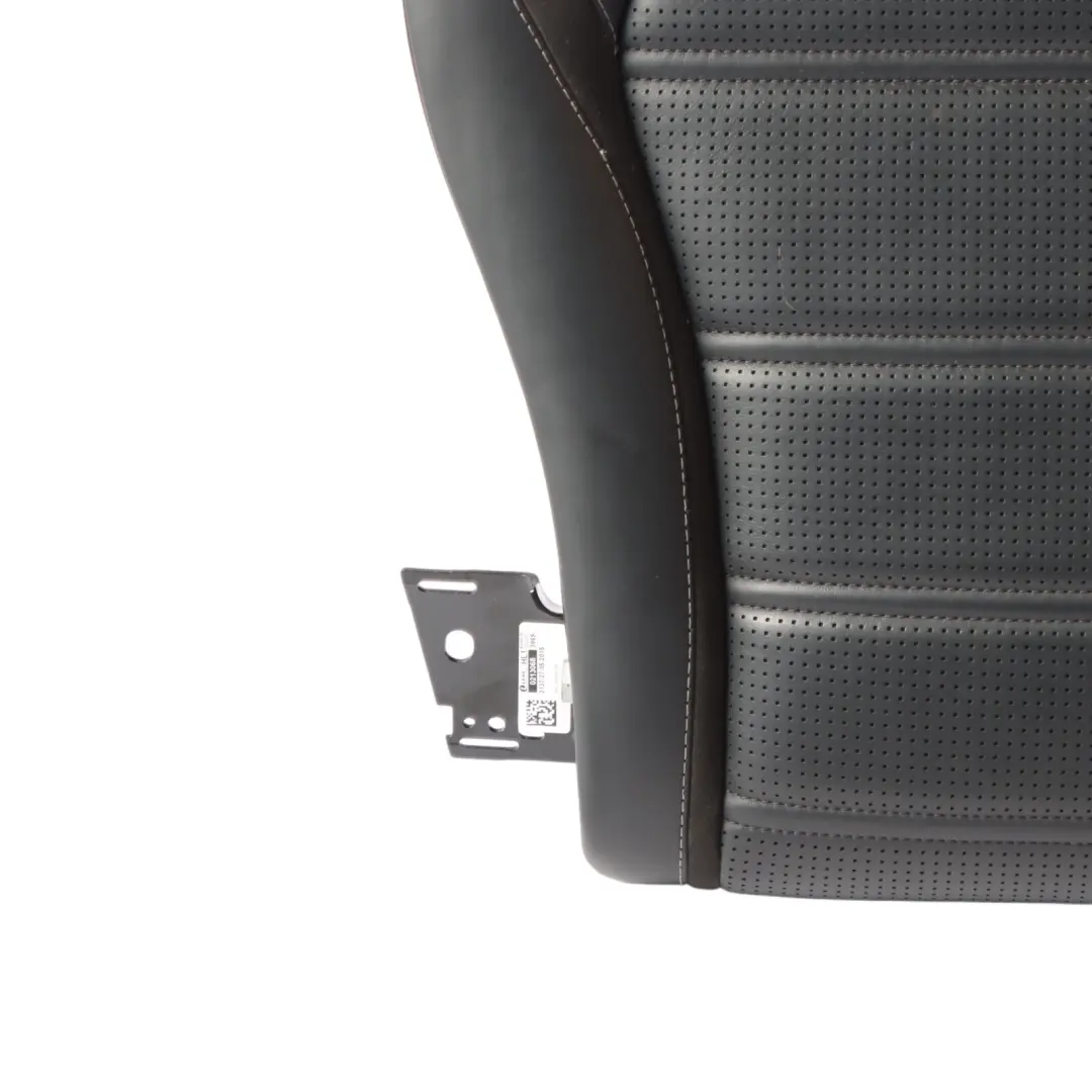 Mercedes W205 Couch Backrest Cover Rear Right O/S Leather Semi-Aniline Black