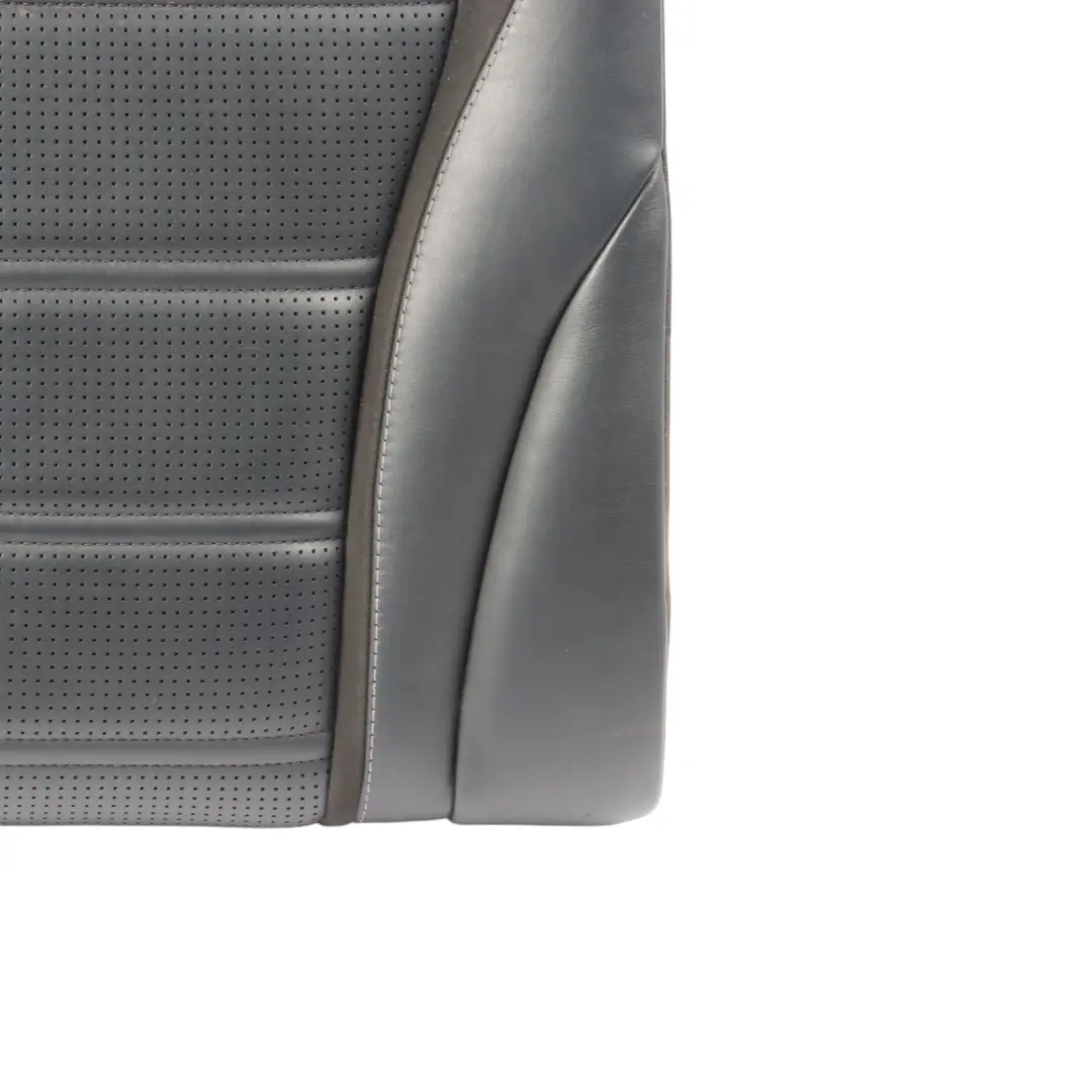 Mercedes W205 Couch Backrest Cover Rear Right O/S Leather Semi-Aniline Black