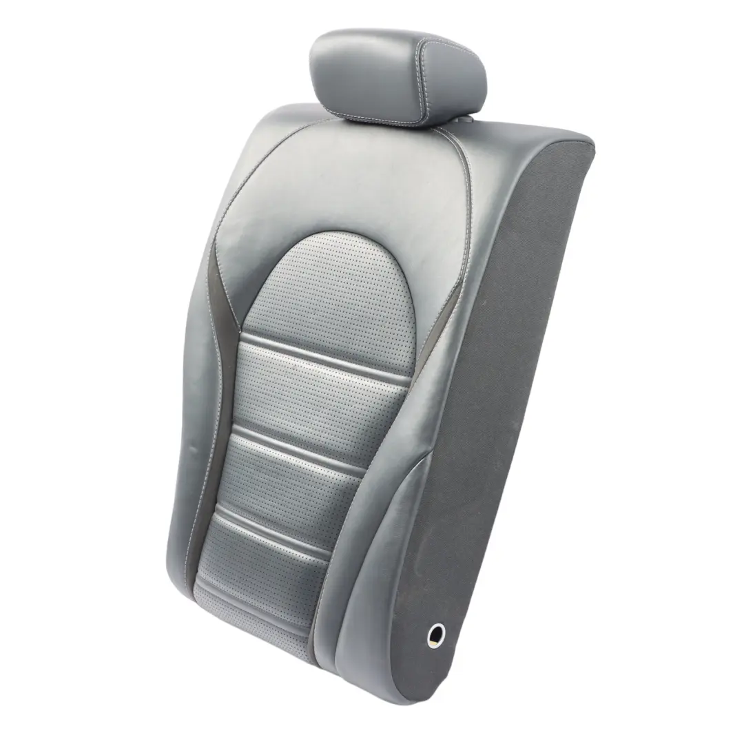 Mercedes W205 Couch Backrest Cover Rear Right O/S Leather Semi-Aniline Black