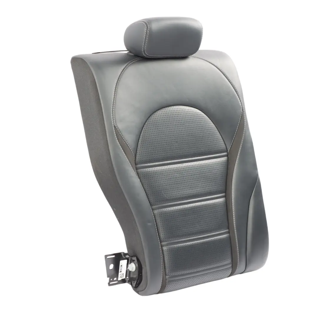 Mercedes W205 Couch Backrest Cover Rear Right O/S Leather Semi-Aniline Black