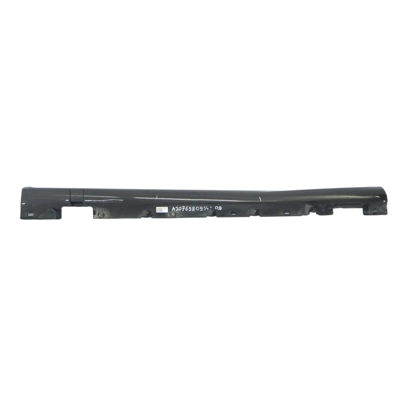 Mercedes A207 Cabrio Side Skirt Door Sill Cover Left N/S Obsidian Black - 197