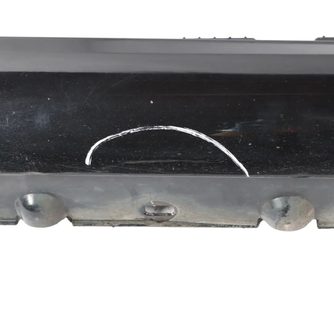 Mercedes W207 Side Skirt AMG Door Sill Cover Right O/S Obsidian Black - 197