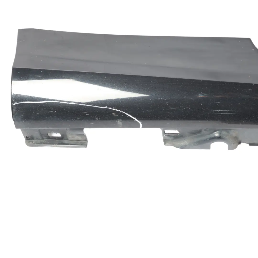Mercedes W207 Side Skirt AMG Door Sill Cover Right O/S Obsidian Black - 197