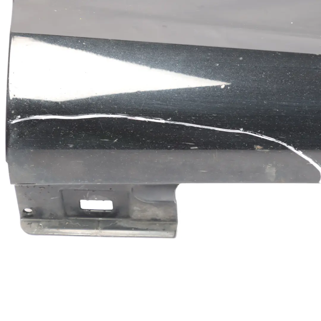 Mercedes W207 Side Skirt AMG Door Sill Cover Right O/S Obsidian Black - 197