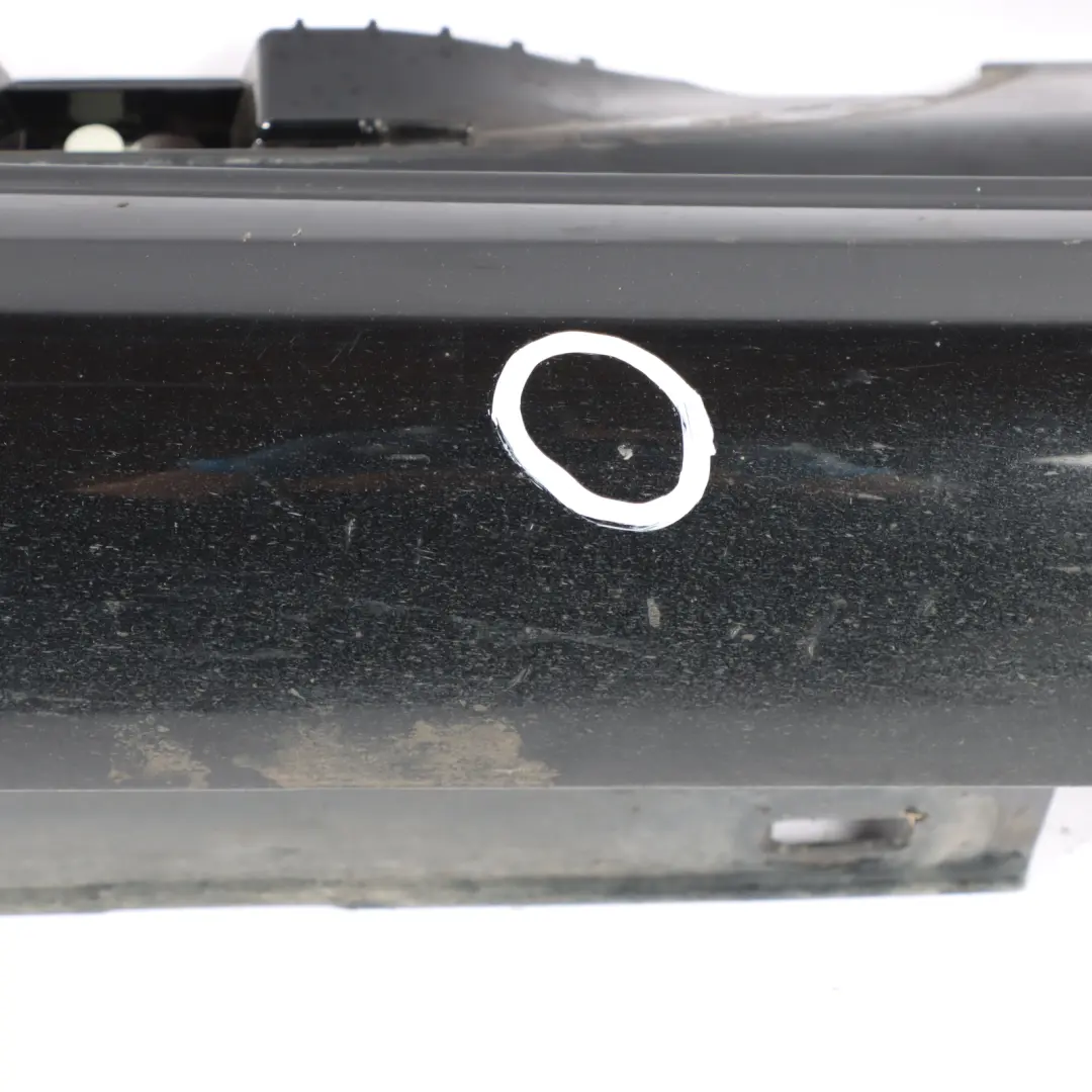 Mercedes W207 Side Skirt AMG Door Sill Cover Right O/S Obsidian Black - 197