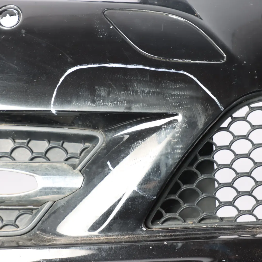 Mercedes W207 Bumper Front Trim Panel Obsidian Black Metallic - 197