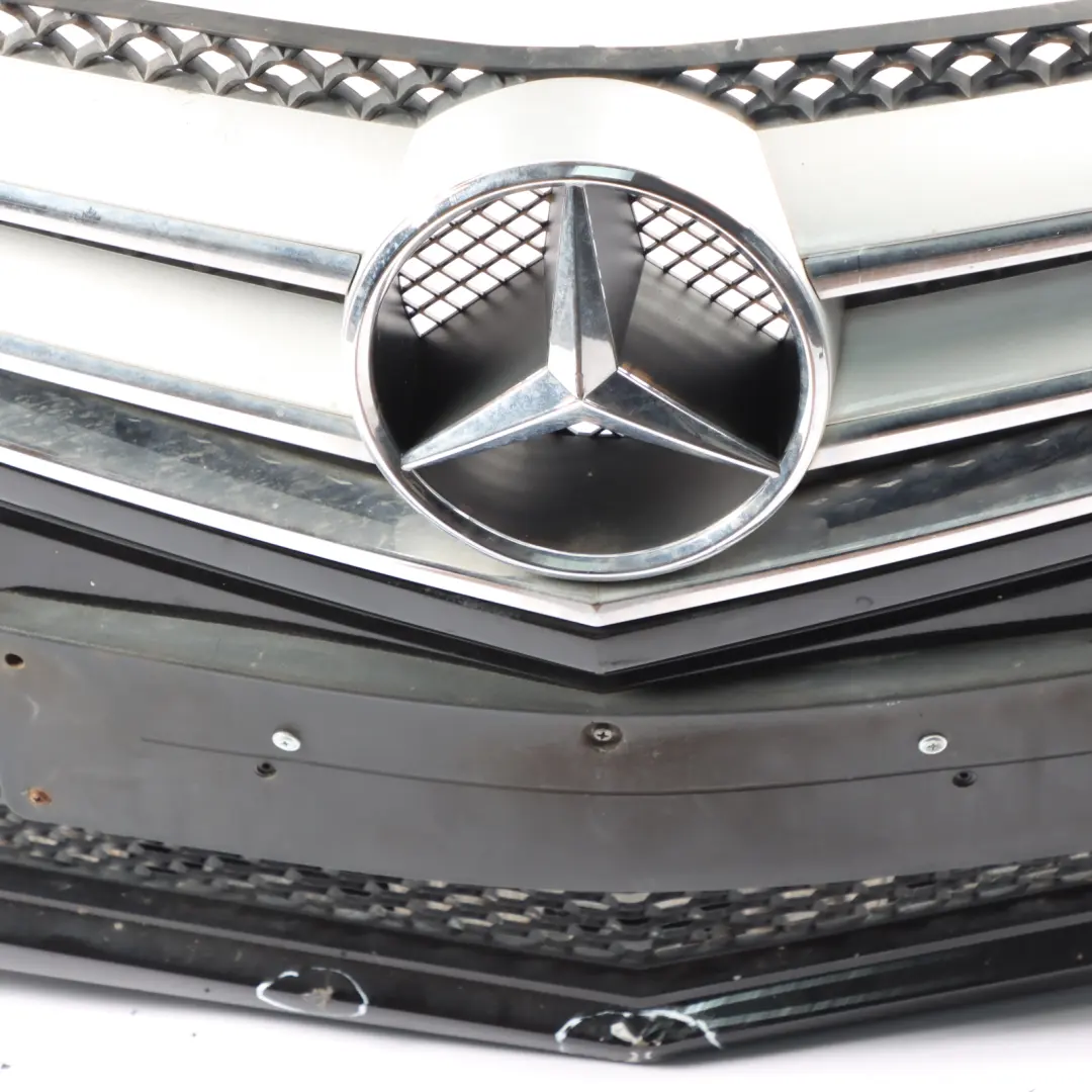 Mercedes W207 Bumper Front Trim Panel Obsidian Black Metallic - 197