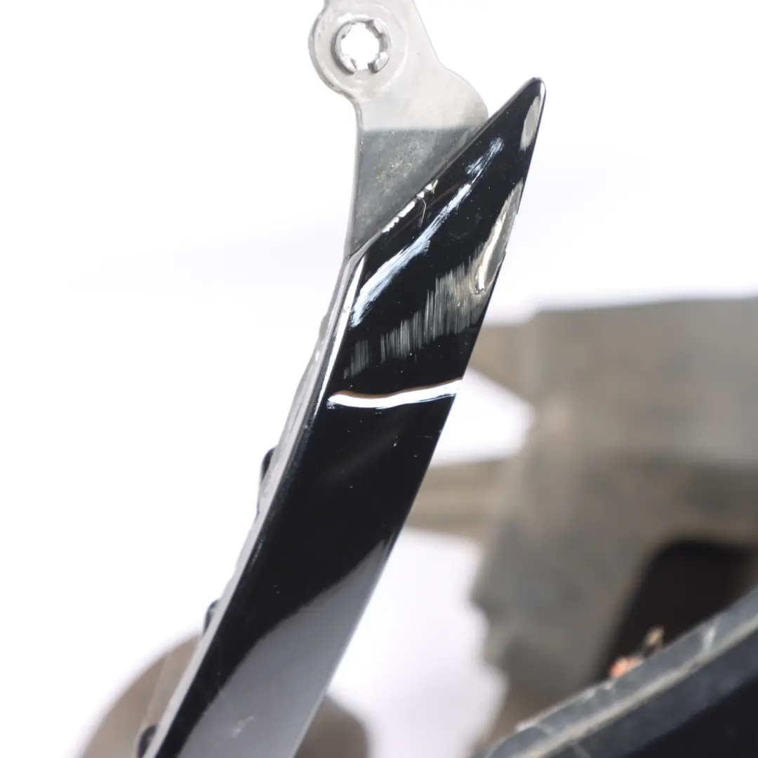 Mercedes W207 Bumper Front Trim Panel Obsidian Black Metallic - 197