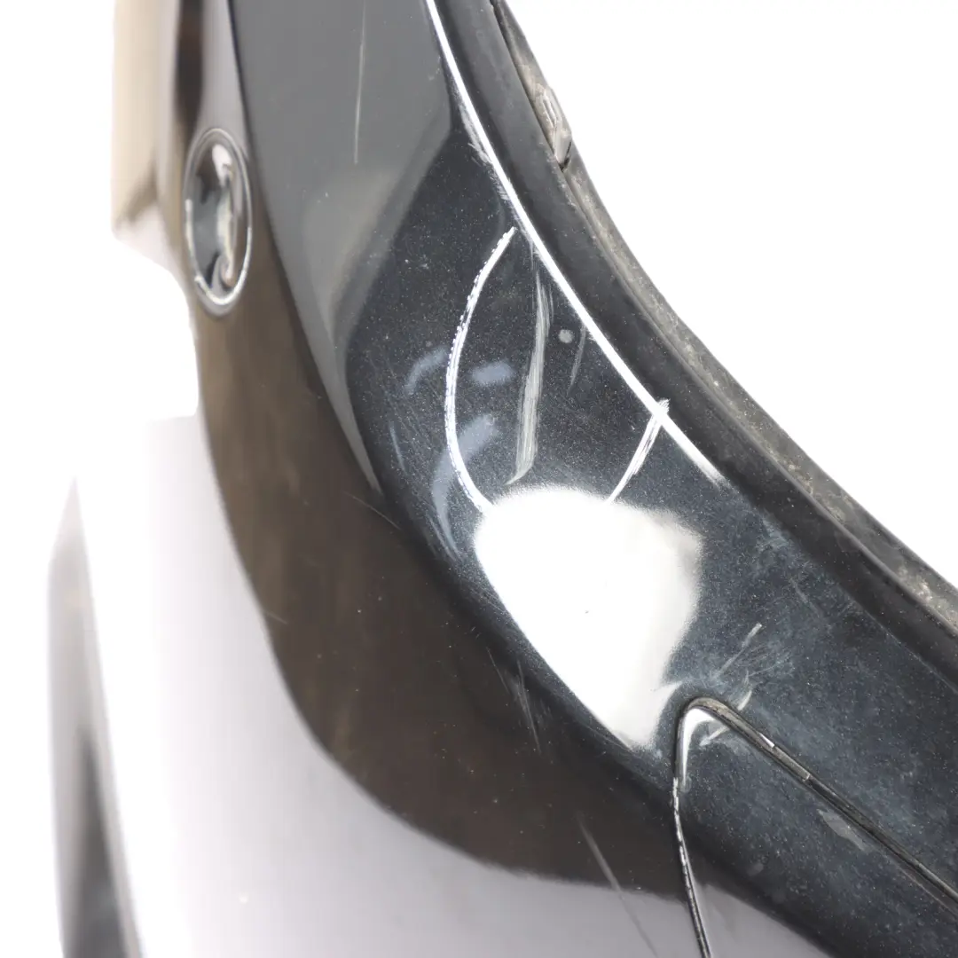 Mercedes W207 Bumper Front Trim Panel Obsidian Black Metallic - 197