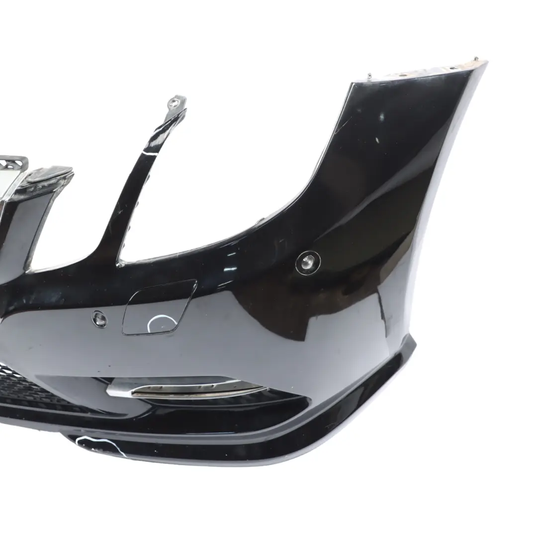 Mercedes W207 Bumper Front Trim Panel Obsidian Black Metallic - 197