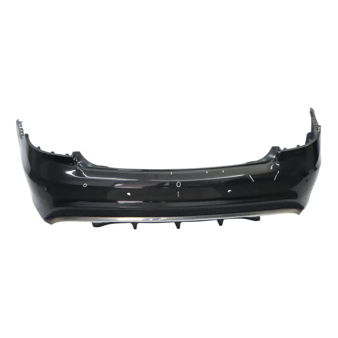 Mercedes C207 Coupe A207 Cabrio AMG Sport Rear Bumper Obsidian Black - 197