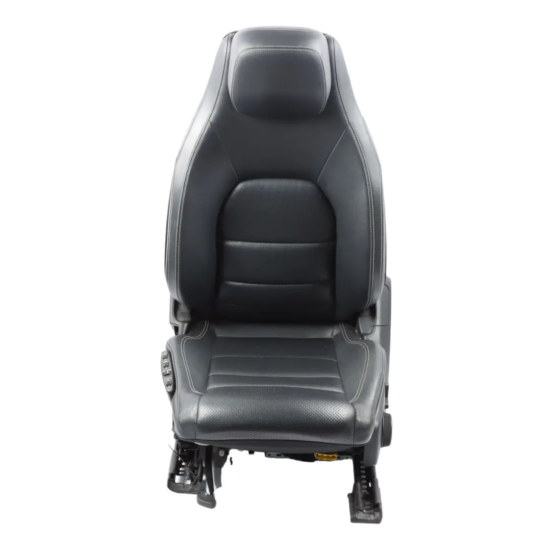 Front Seat Mercedes W207 A207 Coupe Left N/S Leather Black Multicontour