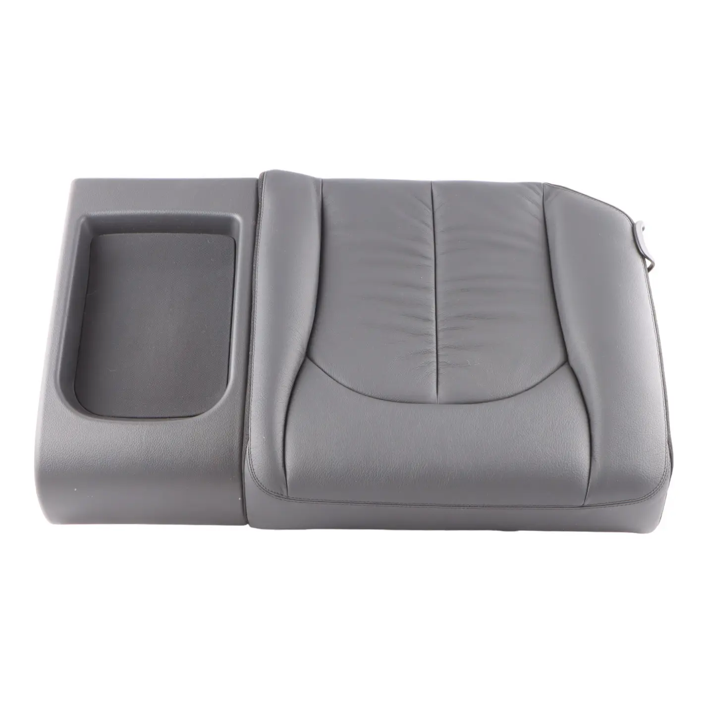 Mercedes C209 Seat Cover Rear Left N/S Seat Cushion Black Leather Nappa