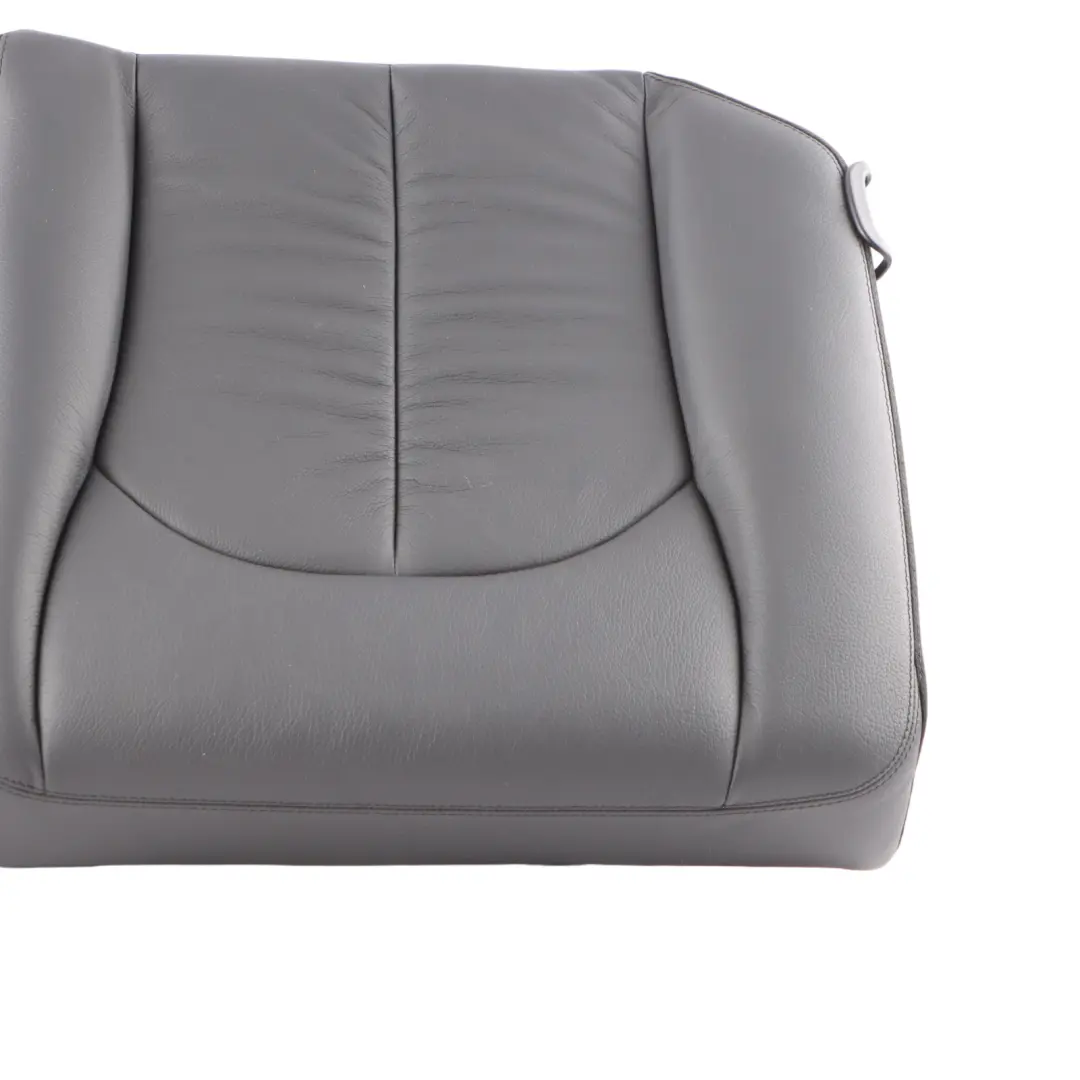 Mercedes C209 Seat Cover Rear Left N/S Seat Cushion Black Leather Nappa