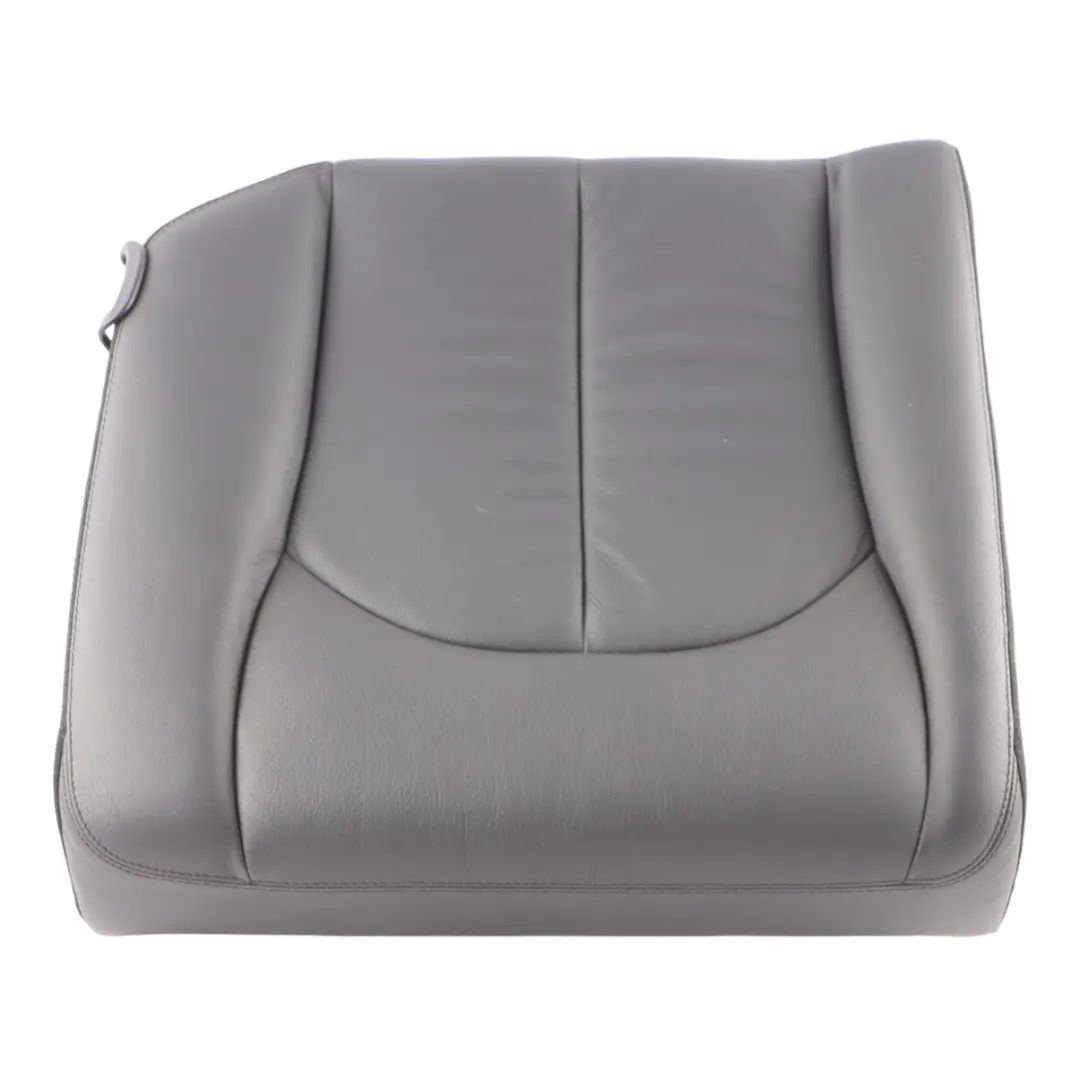 Mercedes C209 Seat Cover Rear Right O/S Seat Cushion Black Leather Nappa