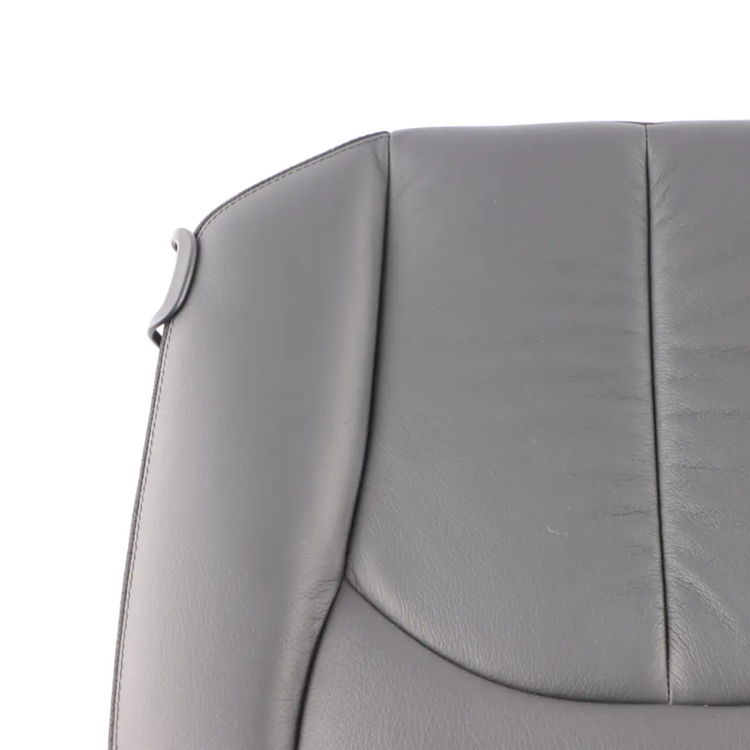 Mercedes C209 Seat Cover Rear Right O/S Seat Cushion Black Leather Nappa