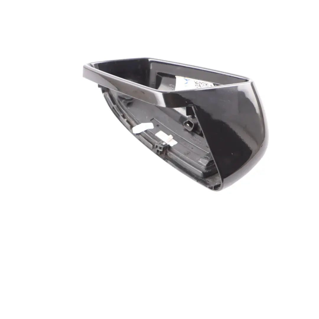 Mercedes W204 Cover Cap Left N/S Casing Housing Wing Mirror Obsidian Black - 197