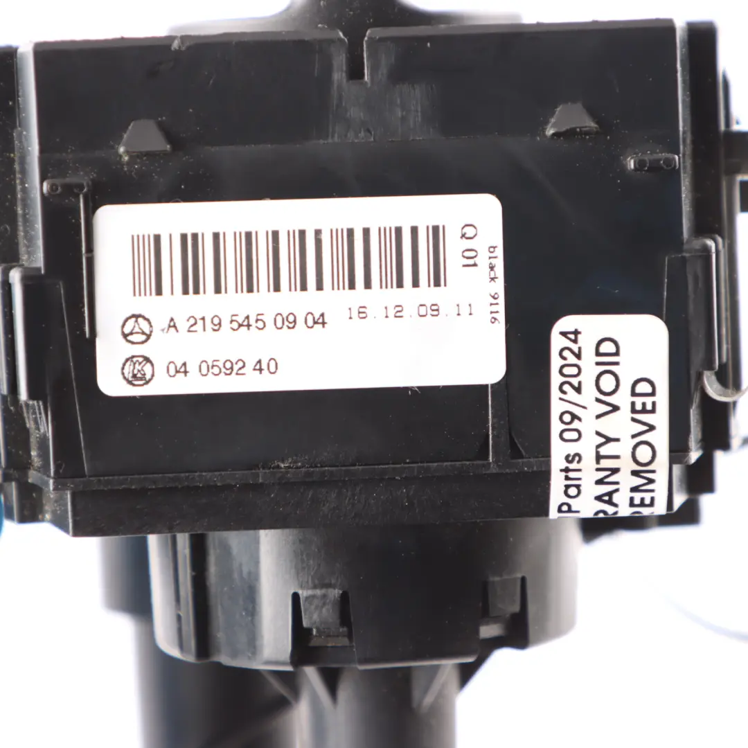 Mercedes C219 Headlight Switch Unit Light Control Panel A2195450904