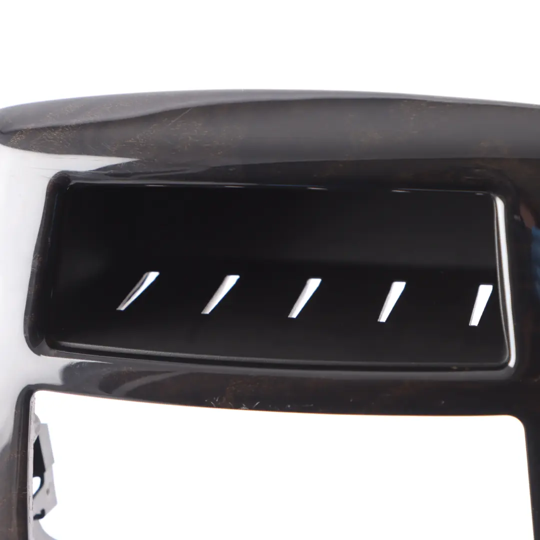 Mercedes W221 Centre Console Rear Cover Panel Trim Black Ash Wood A2216800675