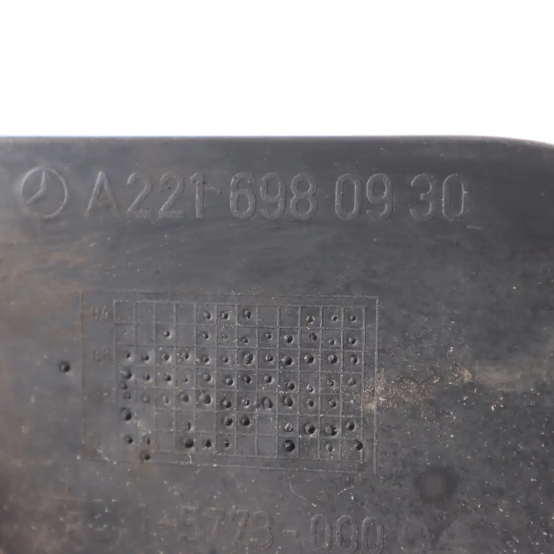 Mercedes C216 W221 Spring Tower Cover Plate Rear Left N/S A2216980930