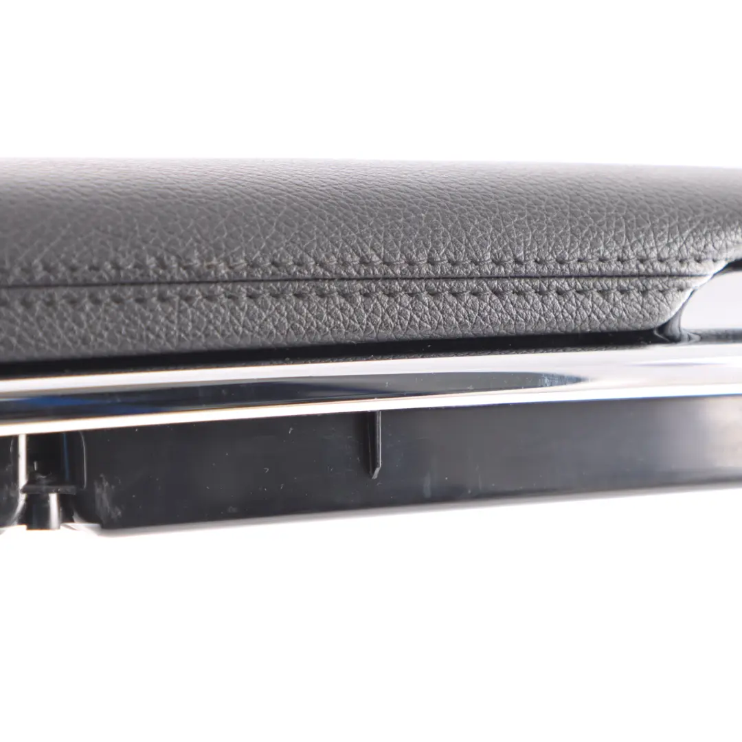 Mercedes W221 Door Card Armrest Front Left N/S Trim Panel Cover Black Leather