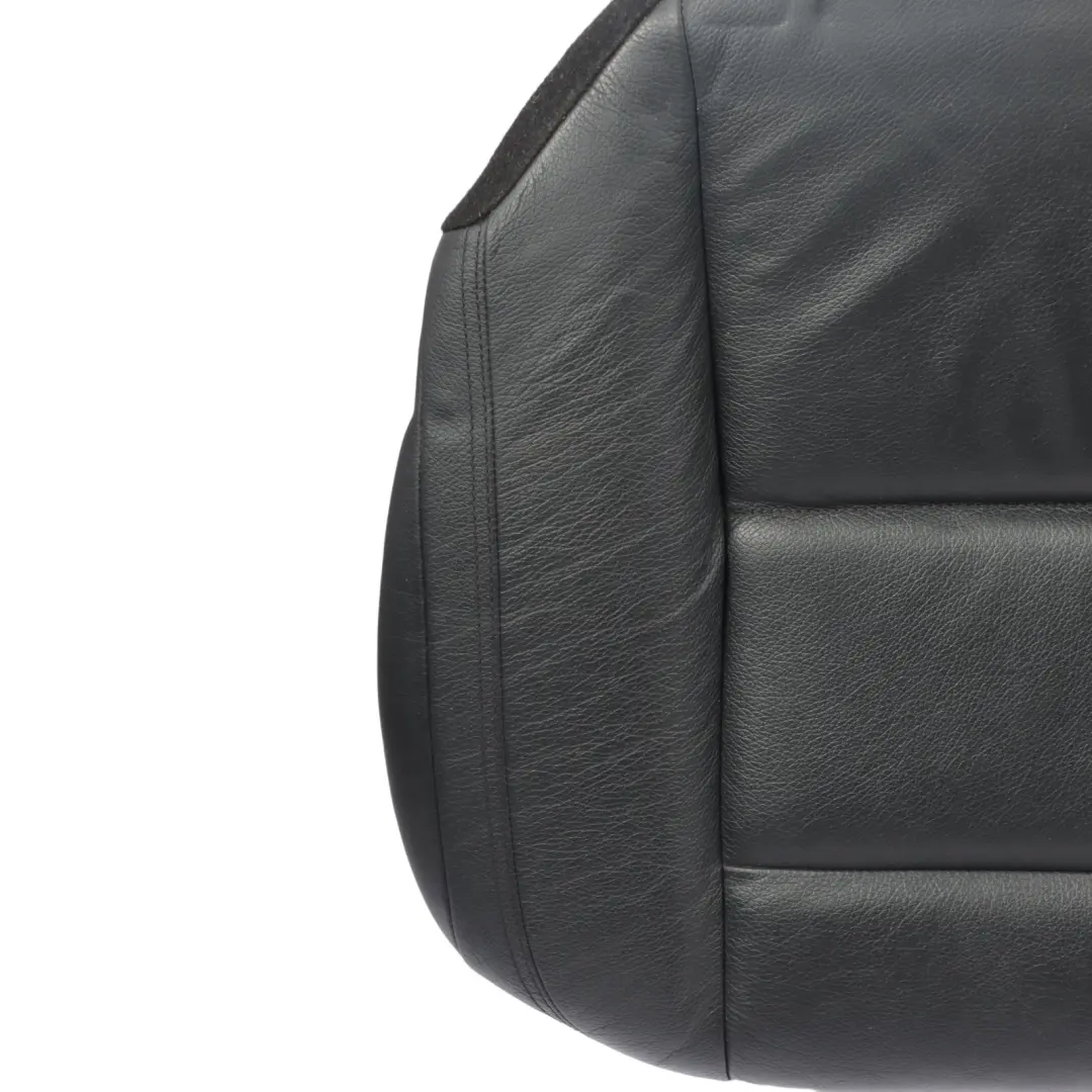 Mercedes W221 Rear Bench Seat Covering Cushion Black Leather A2219200733