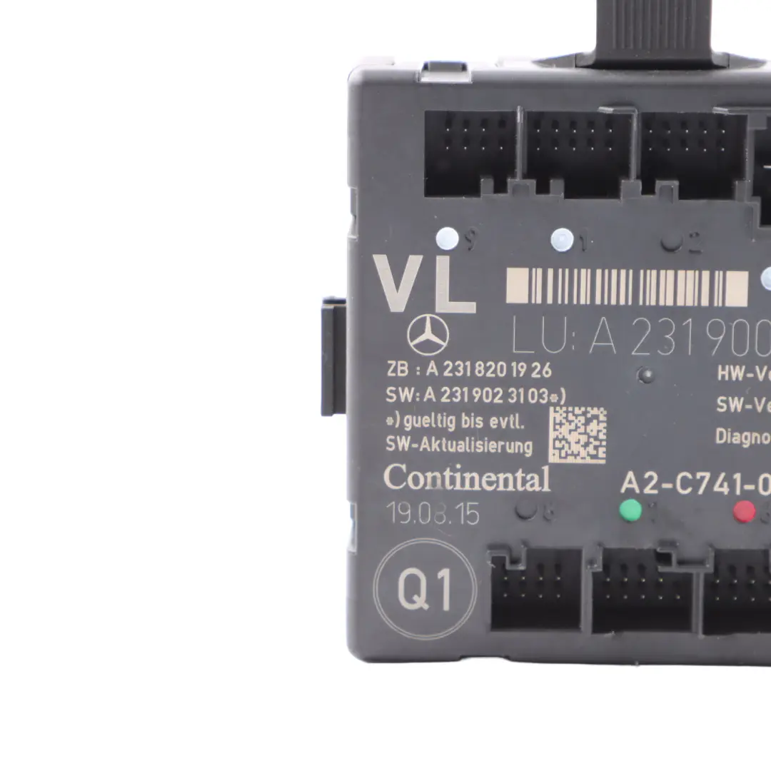 Door Module Mercedes R231 Front Door Left N/S Control Module A2319009006