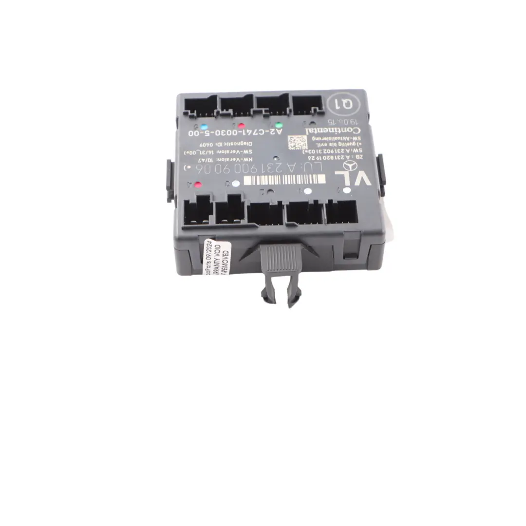 Door Module Mercedes R231 Front Door Left N/S Control Module A2319009006