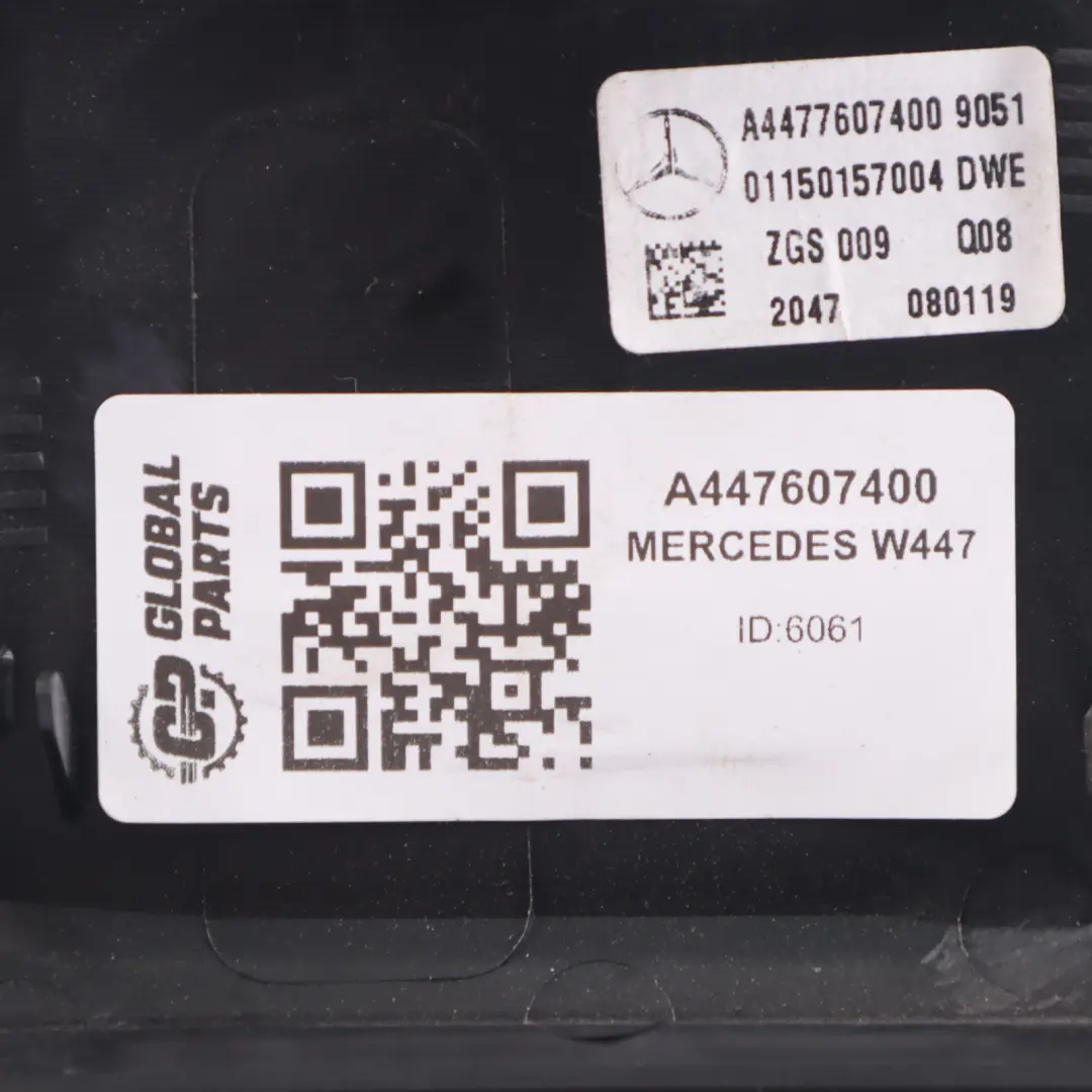 Mercedes W447 Klamka Wewnętrzna Drzwi Przesuwnych Lewa Lewo A4477607400