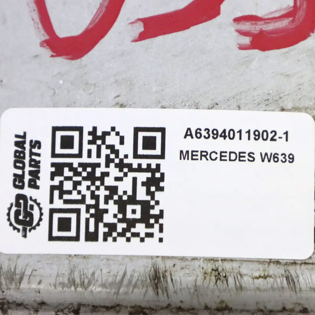 Llanta de aleación plateada Mercedes Vito W639 17" 7J ET:56 A6394011902