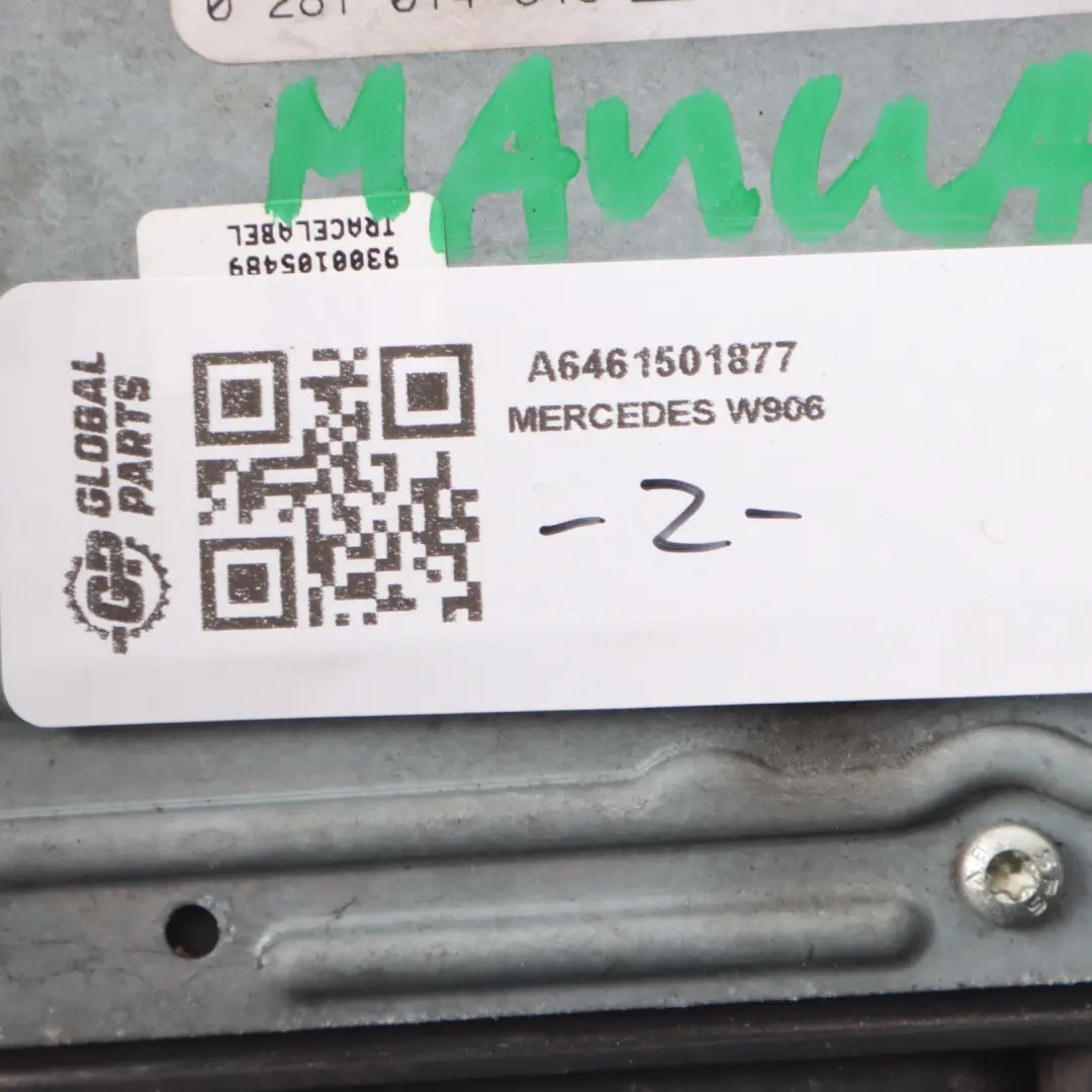 Mercedes W906 313 CDI OM646.985 109HP Engine ECU Unit Module A6461501877 Manual