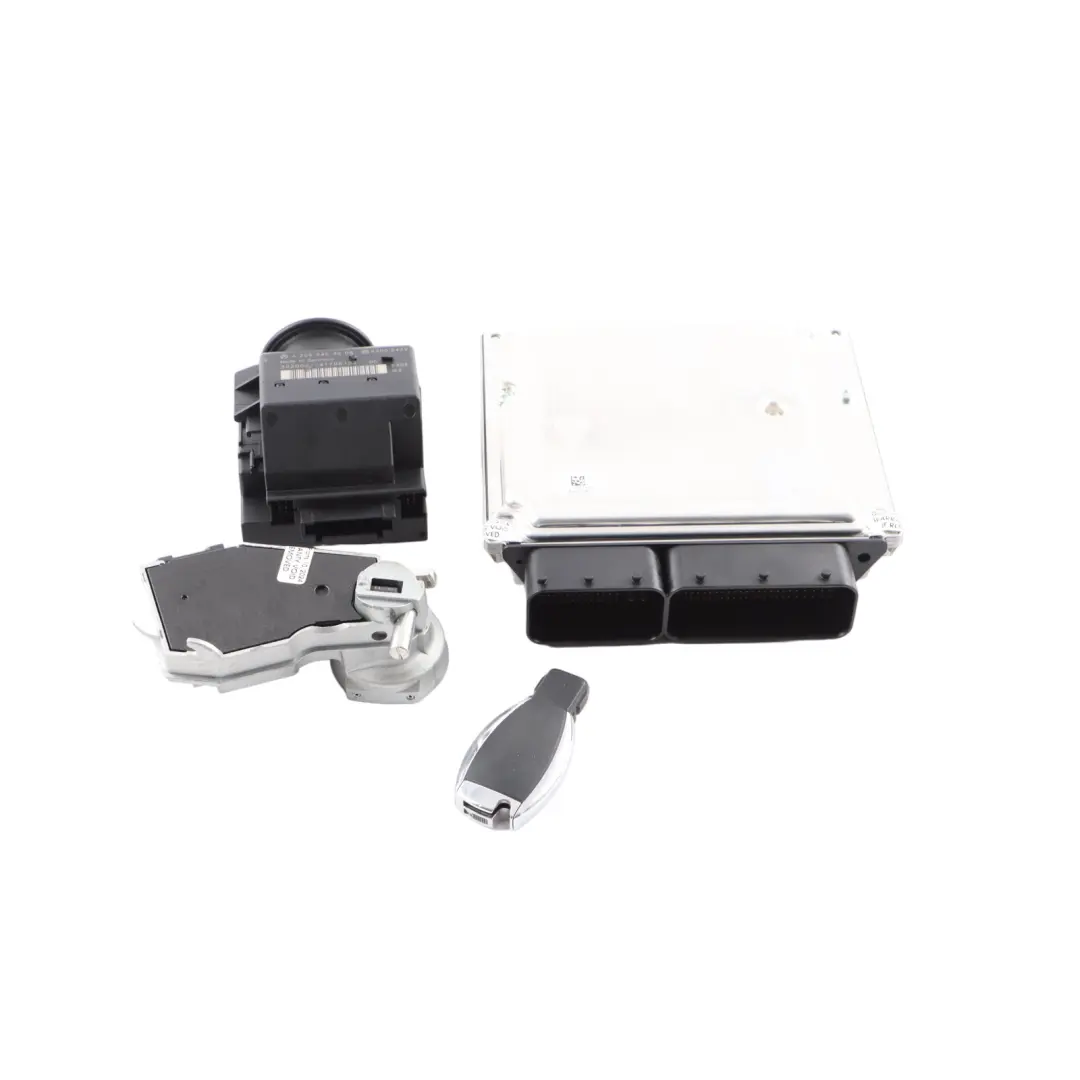 Mercedes CL203 220CDI 646.963 Engine ECU Kit A6461503934 Key + Lock + Ignition