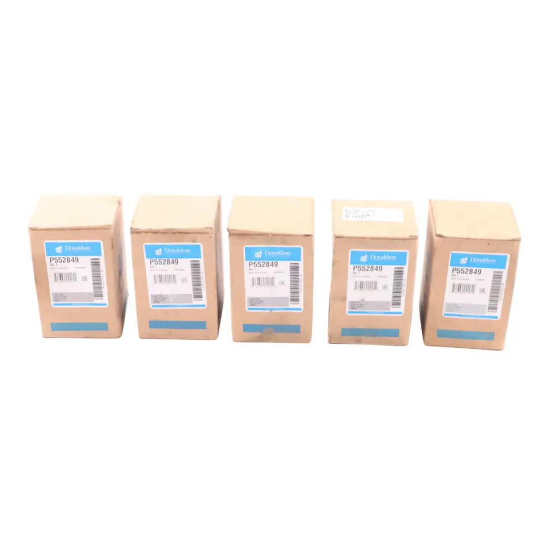 Donaldson P552849 Engine Oil Filter Spin-on Full Flow Cartridge Insert Set Of 5