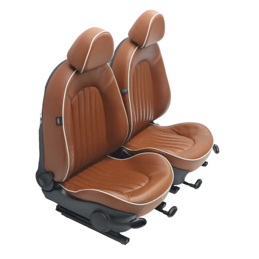 Mini Cooper R52 Heizung Sport Malt Brown Leder Sitze Vorne Hinten Sitz Sidewalk