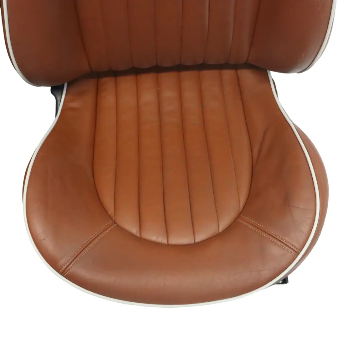 Mini Cooper R52 Heizung Sport Malt Brown Leder Sitze Vorne Hinten Sitz Sidewalk