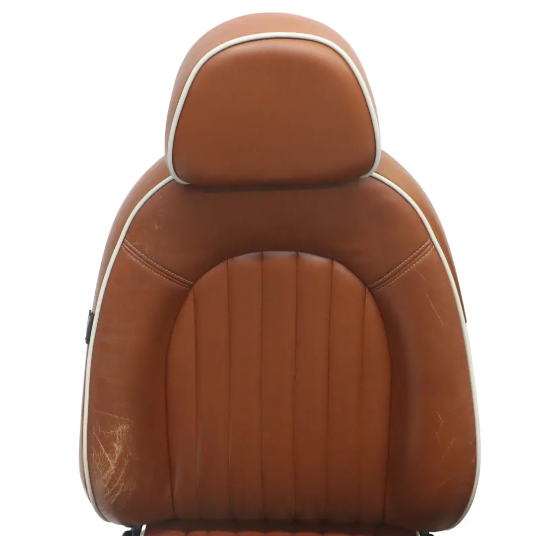 Mini Cooper R52 Heizung Sport Malt Brown Leder Sitze Vorne Hinten Sitz Sidewalk