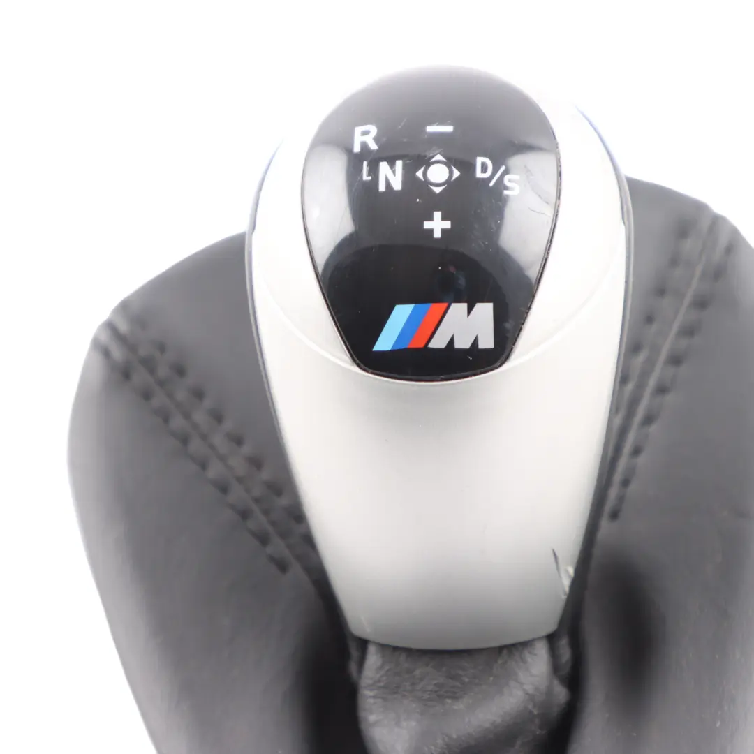 BMW 3 Series 1 E90 E92 E93 M3 Gear Shift Knob Gaiter Cover Leather Black