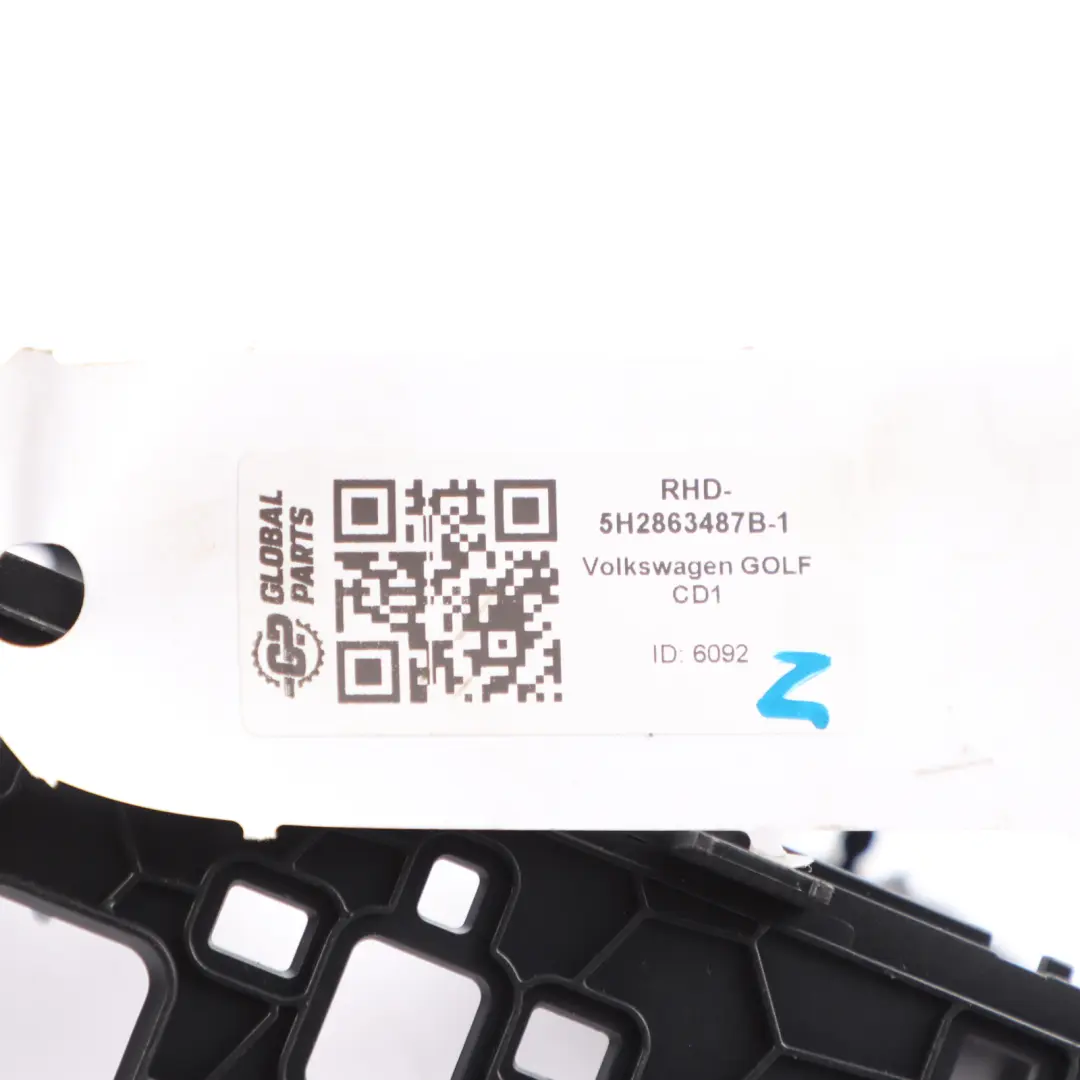 VW Volkswagen Golf 8 Centre Console Trim Interior Cover Panel Black 5H2863487B