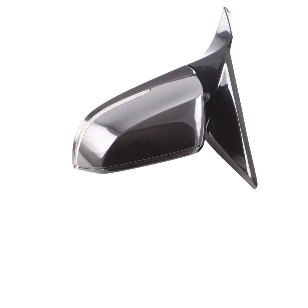 BMW F20 Wing Mirror Door Left Heated N/S High Gloss Black Sapphire Metallic 475