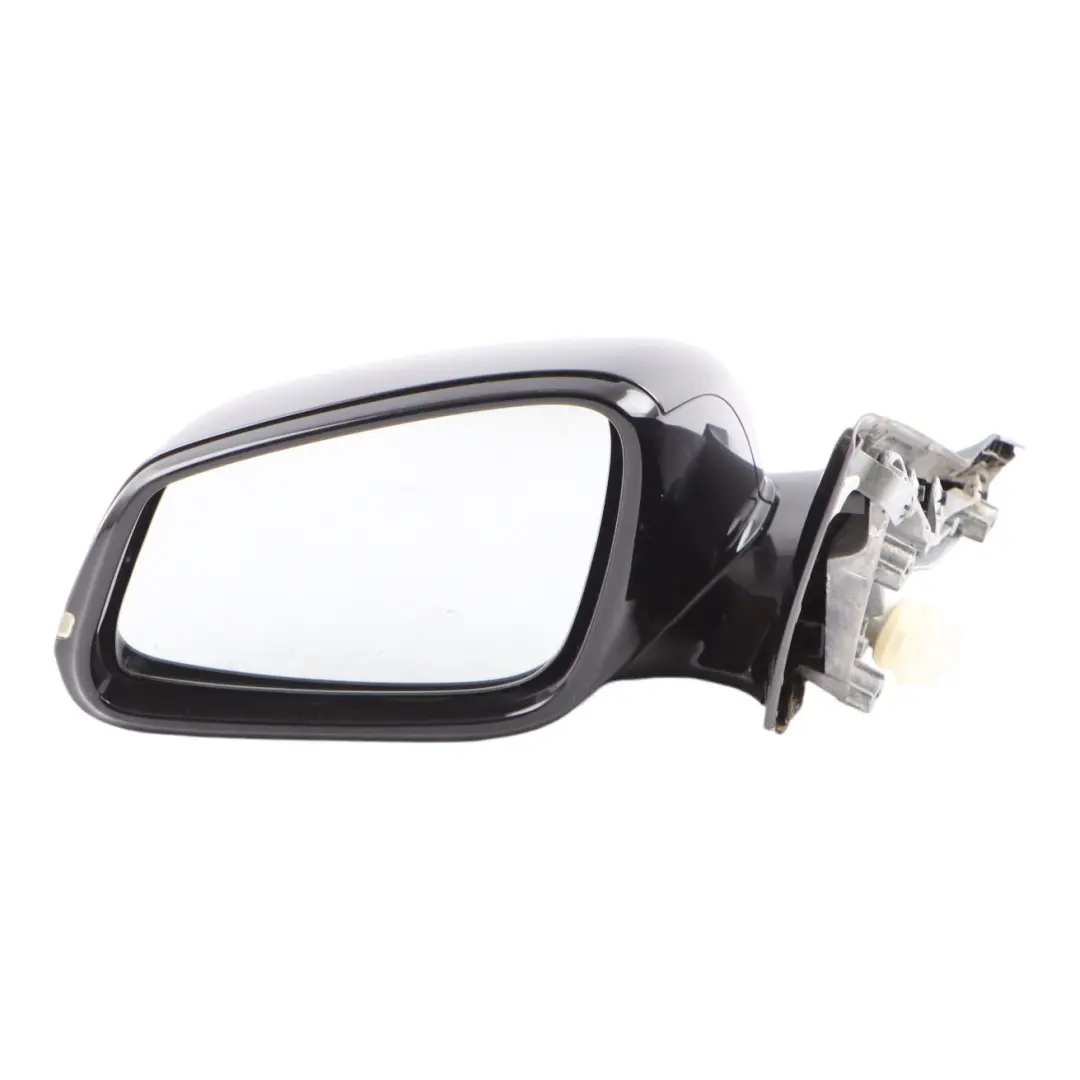 BMW F20 Wing Mirror Door Left Heated N/S High Gloss Black Sapphire Metallic 475