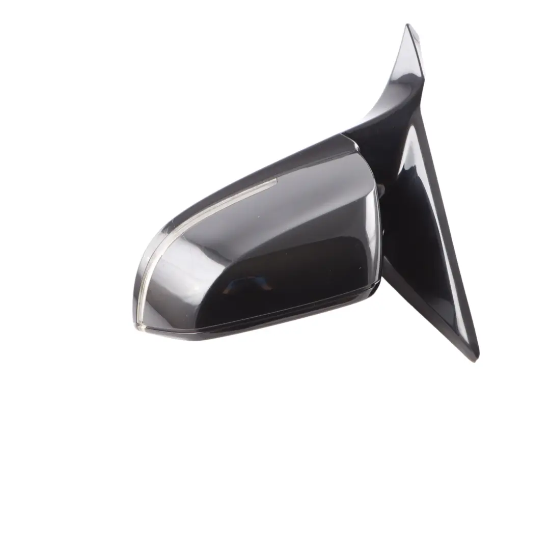 BMW F20 Wing Mirror Door Left Heated N/S High Gloss Black Sapphire Metallic 475