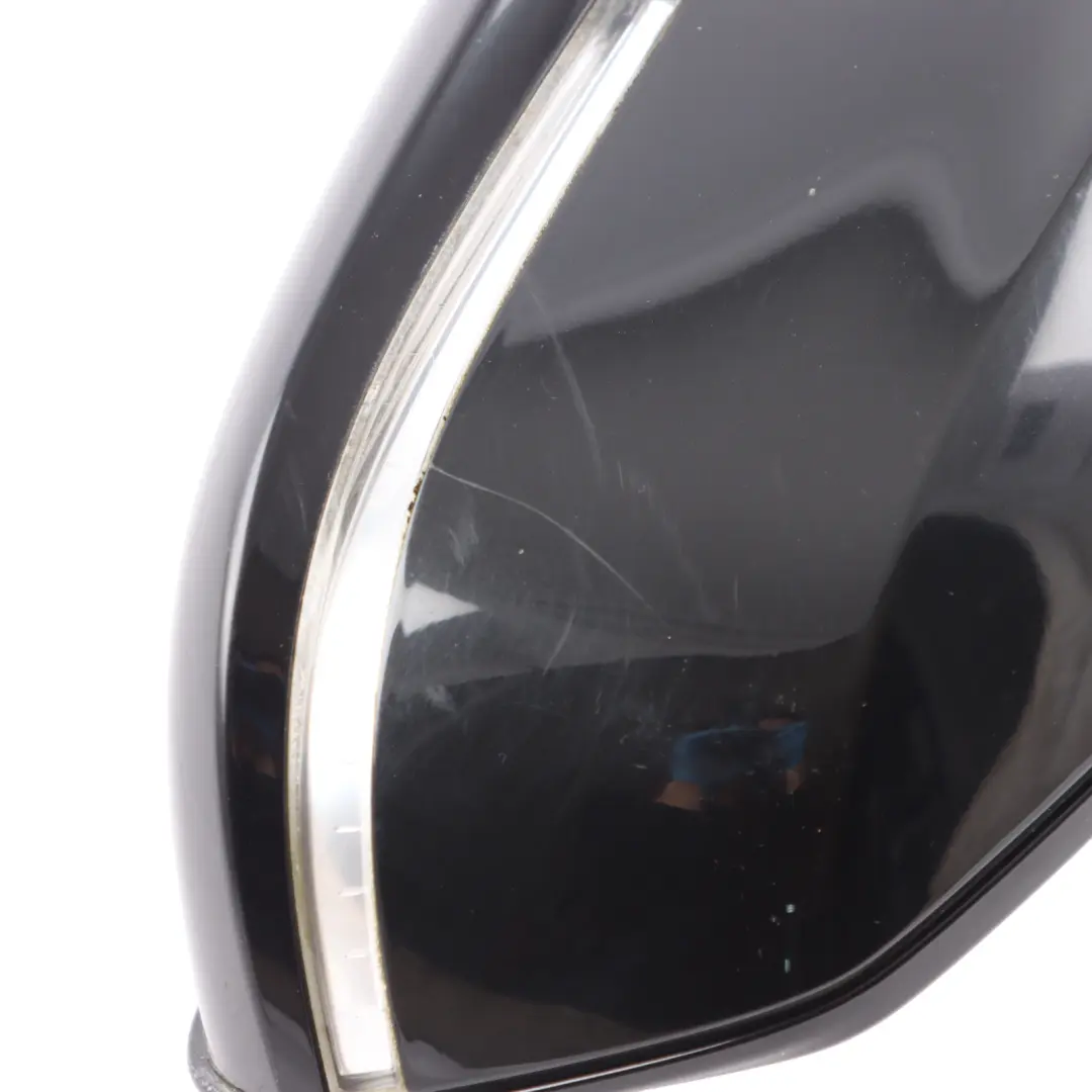 BMW F20 Wing Mirror Door Left Heated N/S High Gloss Black Sapphire Metallic 475