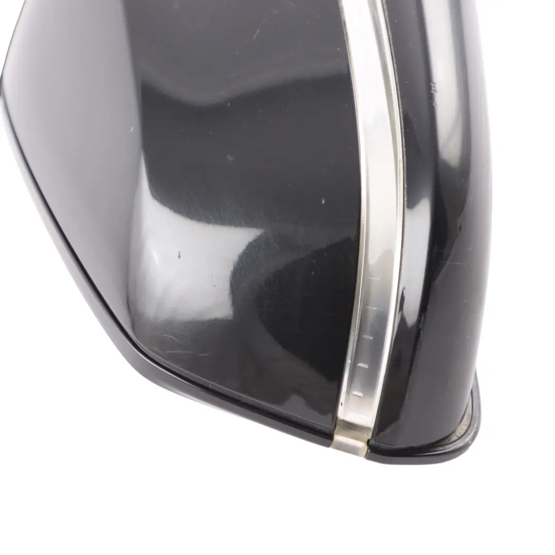 BMW F20 Wing Mirror Right O/S Heated 6 Pins High Gloss Black Sapphire - 475