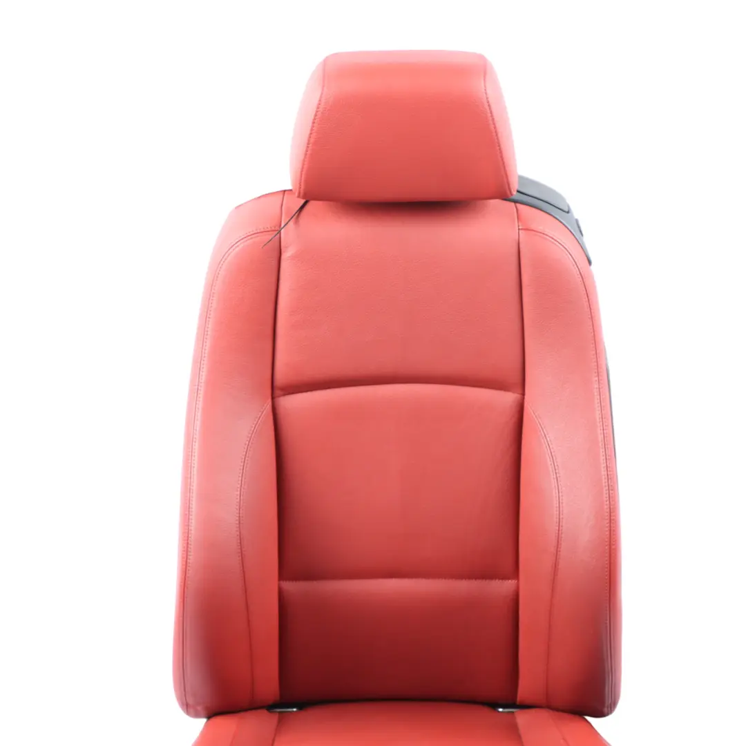 Front Seat BMW E82 Left N/S Heated Memory M Sport Red Leather Boston Korall Red