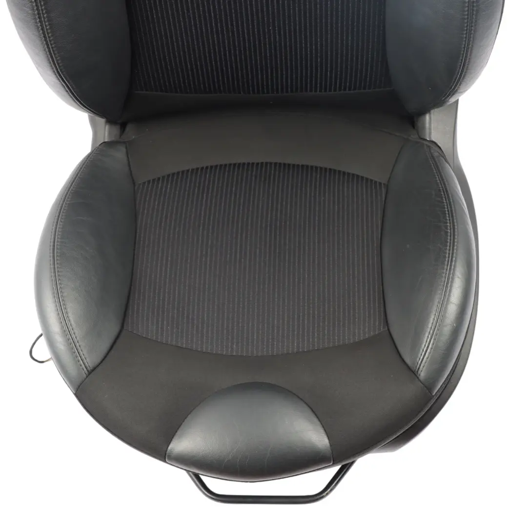 Mini R55 R56 Front Left N/S Seat Sport Cloth Leather Carbon Black 7270195