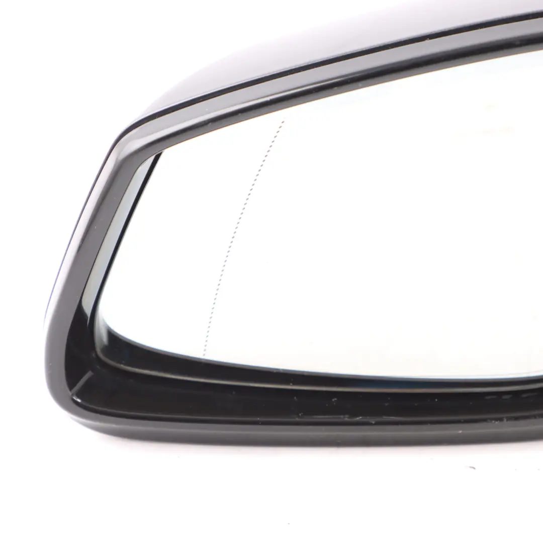 BMW 5 F10 F11 High Gloss Auto Dip Left Wing Mirror N/S Carbonschwarz Black 416