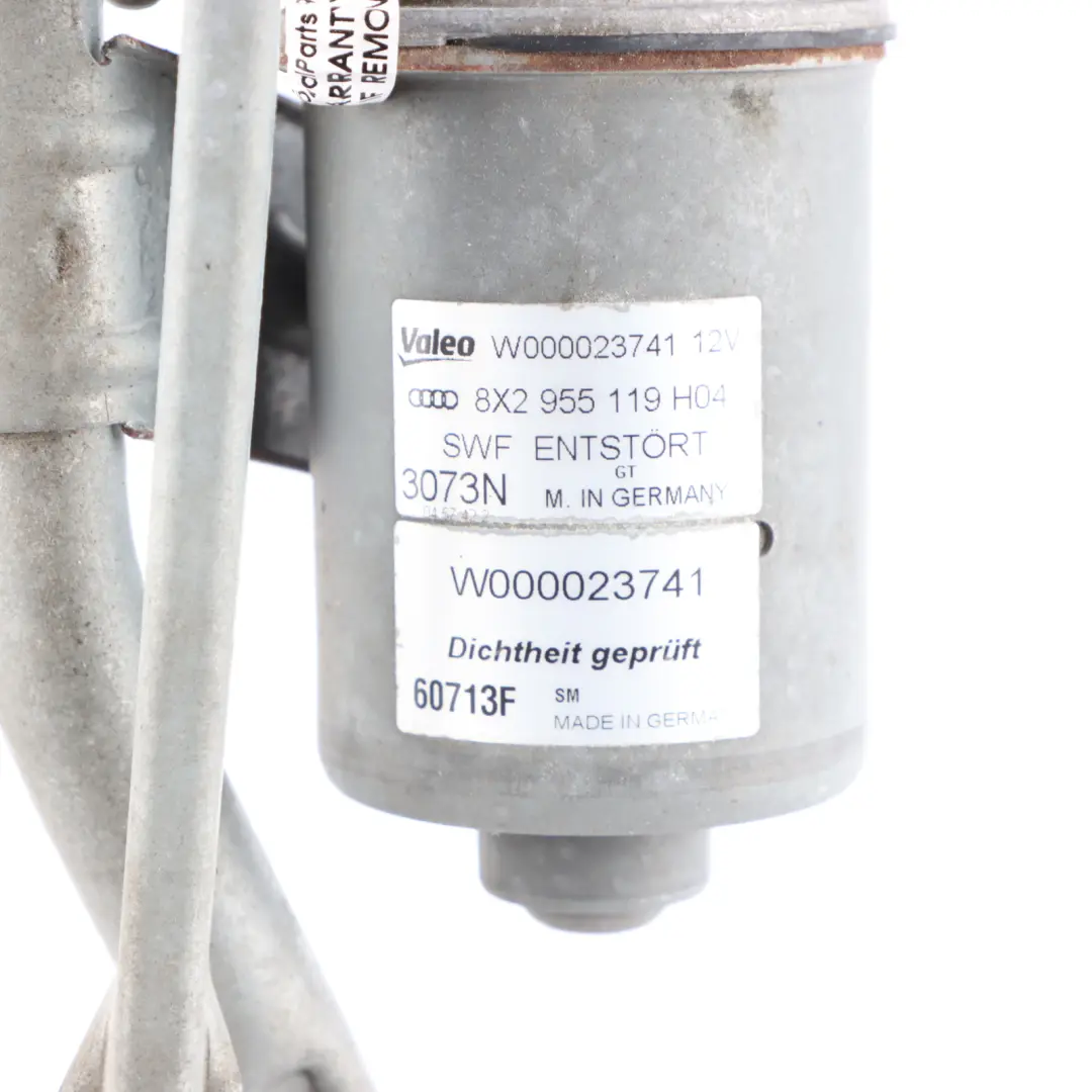 Audi A1 8X Wiper Linkage System Front Windscreen Windshield Motor 8X2955023E