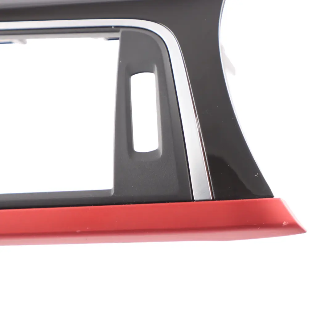 BMW F30 F31 Trim Panel Dashboard Cover Black Gleaming Coral Red Matt 9231459