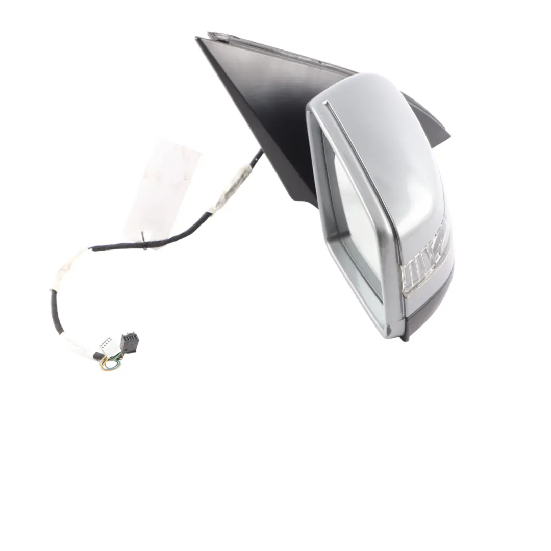 Mercedes ML W166 Wing Mirror Left N/S Power Fold Auto Dim Palladium Silver - 792